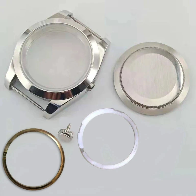 Watch Case 39MM Solid Back Cover Sapphire Mirror for ETA2836 for Miyoda 8215 for Mingzhu 2813 3804 Automatic Mechanical Movement
Watch Case 39MM Solid Back Cover Sapphire Mirror for ETA2836 for Miyoda 8215 for Mingzhu 2813 3804 Automatic Mechanical Movement