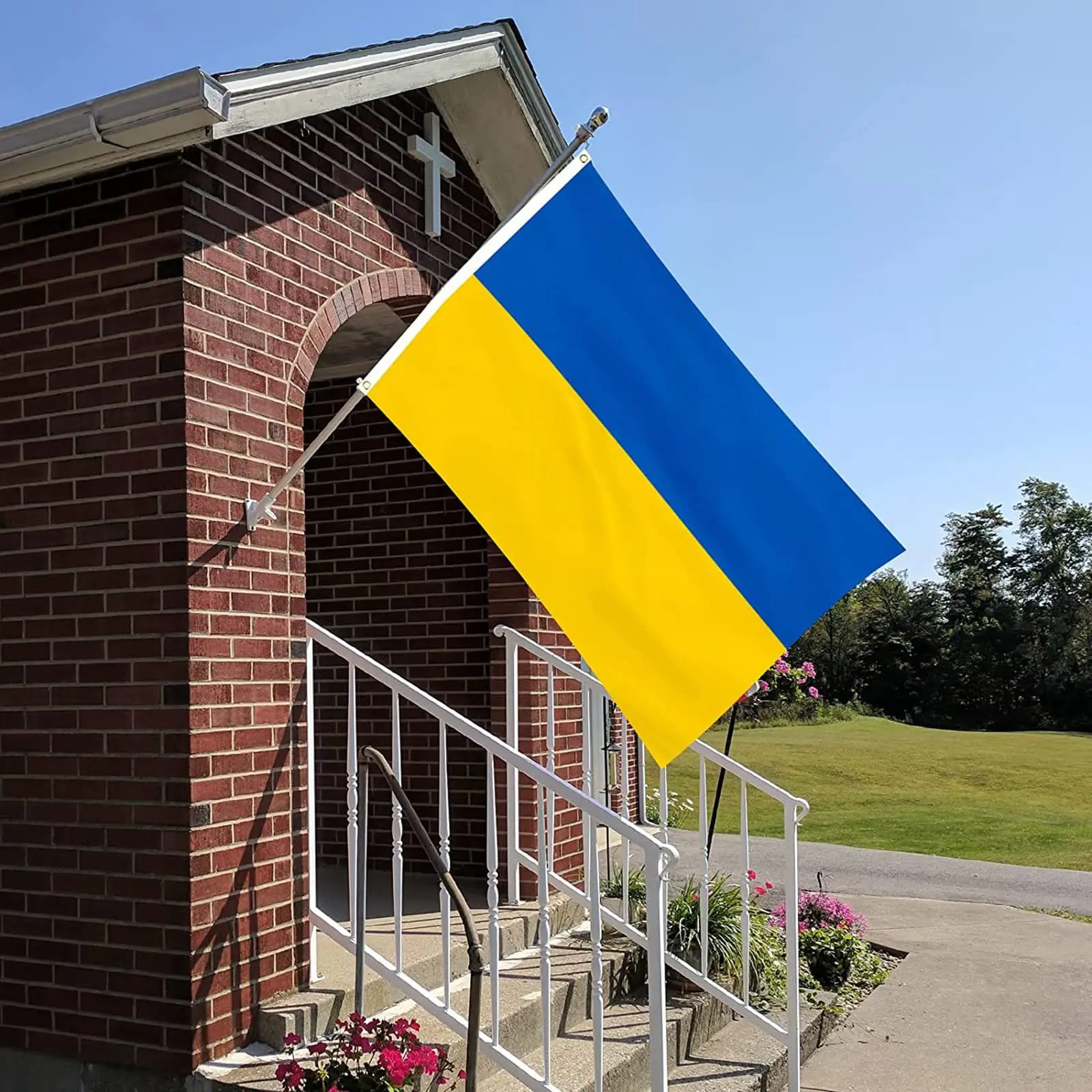 Ukraine Flag 150x90cm Ukraine National Flag Home Decoration flag banner Polyester No Flagpole
Ukraine Flag 150x90cm Ukraine National Flag Home Decoration flag banner Polyester No Flagpole
