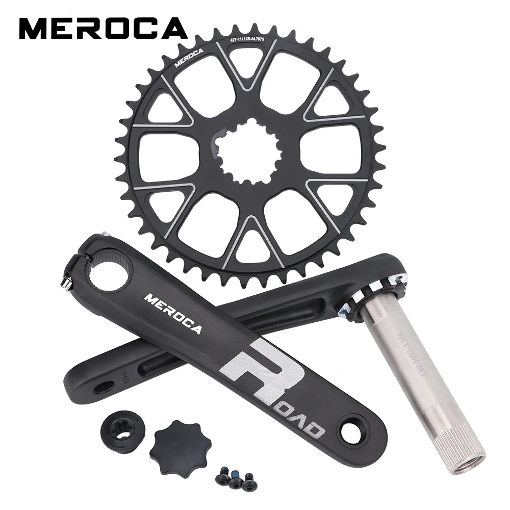 40T 42T Aluminum Alloy Bicycle Crankset with Central Axis Hollow Integrated Bike Crank for 9/10/11/12 Speed for MTB/Road/BMX
40T 42T Aluminum Alloy Bicycle Crankset with Central Axis Hollow Integrated Bike Crank for 9/10/11/12 Speed for MTB/Road/BMX