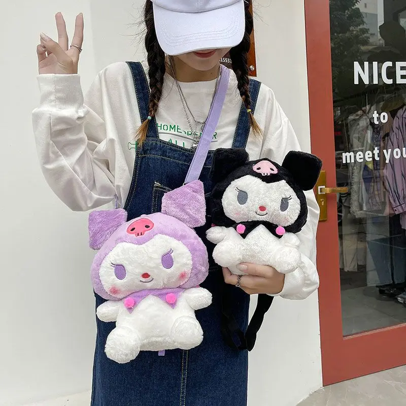 New Kawaii Sanrio Anime Kuromi Cartoon Plush Bag Doll Messenger Bag Student Storage Bag Shoulder Bag Girl Gift Cute Good-Looking
New Kawaii Sanrio Anime Kuromi Cartoon Plush Bag Doll Messenger Bag Student Storage Bag Shoulder Bag Girl Gift Cute Good-Looking