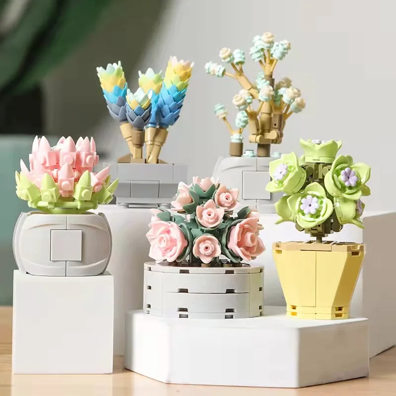 Mistery Box! DIY Succulent Plants Model Kawaii Home Decor Model Building Mini Bricks Blocks Toys Assembly For Kid Girl Gift
Mistery Box! DIY Succulent Plants Model Kawaii Home Decor Model Building Mini Bricks Blocks Toys Assembly For Kid Girl Gift