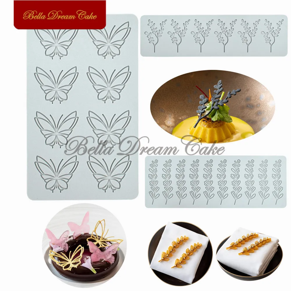 Полые бабочки/лист дизайн сахарный кружевной коврик шоколадный силиконовый коврик для молекулярной кухни свадебный торт инструменты для у...
Полые бабочки/лист дизайн сахарный кружевной коврик шоколадный силиконовый коврик для молекулярной кухни свадебный торт инструменты для у...
