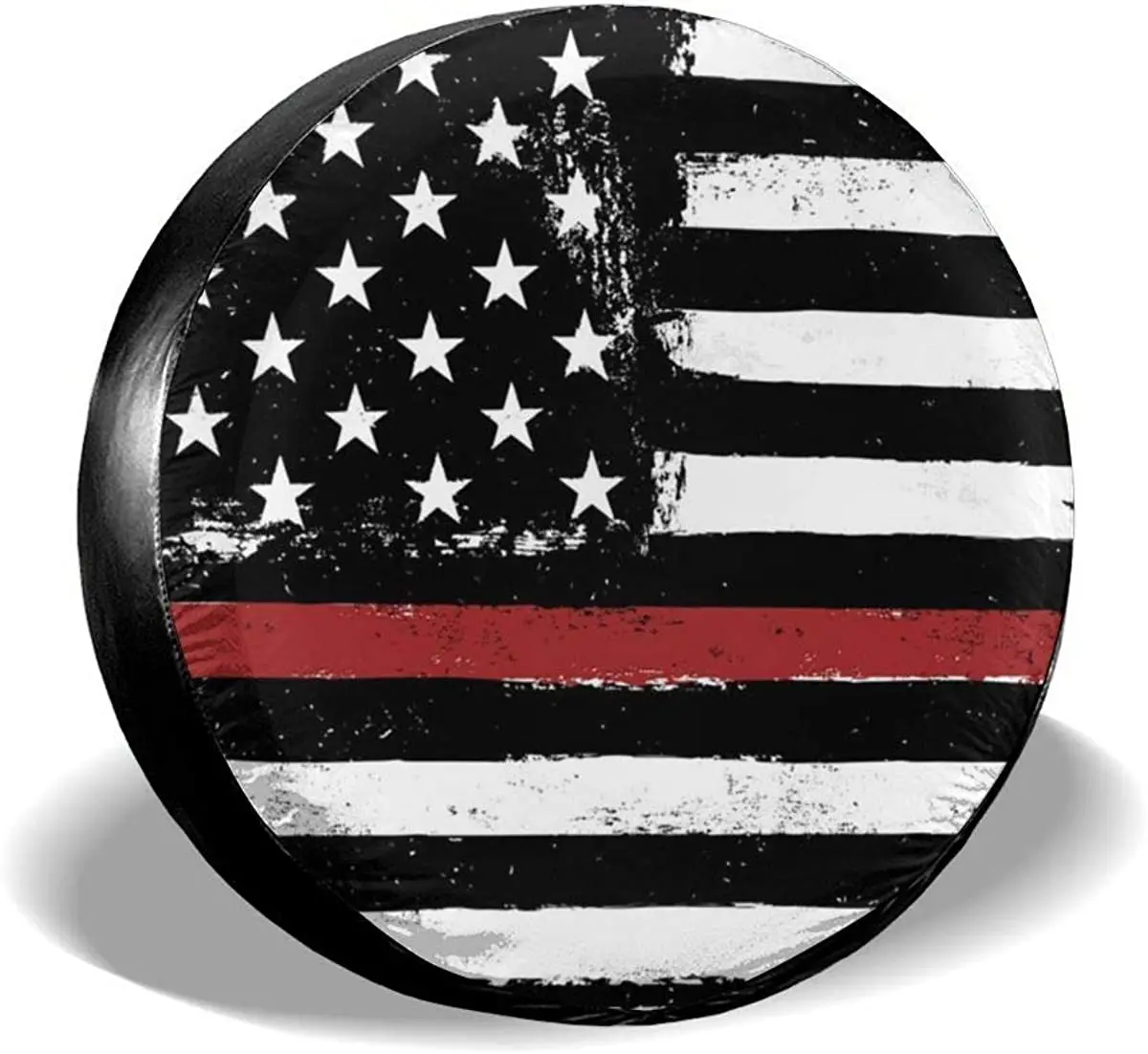 MSGUIDE Spare Wheel Tire Cover Thin Red Line American Flag Weatherproof Tire Protectors for Jeep Trailer RV SUV Truck and Many V
MSGUIDE Spare Wheel Tire Cover Thin Red Line American Flag Weatherproof Tire Protectors for Jeep Trailer RV SUV Truck and Many V