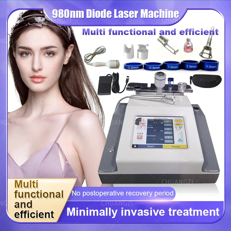 Laser Spider Vein Removal Machine 980nm Diode Laser Skin Rejuvenation Whitening Physiotherapy Removal nail fungus
Laser Spider Vein Removal Machine 980nm Diode Laser Skin Rejuvenation Whitening Physiotherapy Removal nail fungus