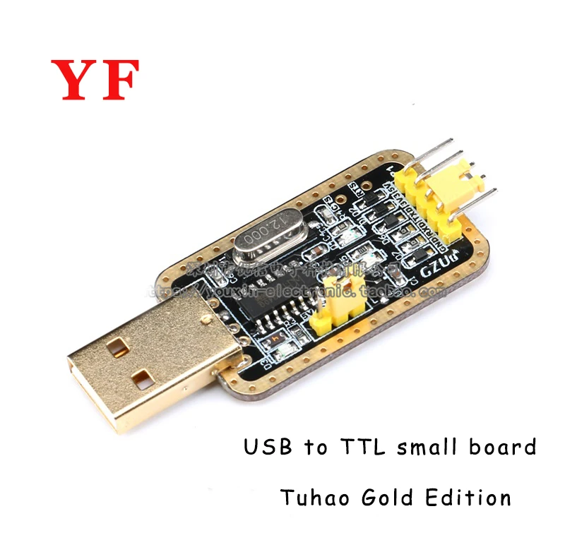 Кабель для загрузки Tuhao Gold CH340G USB к TTL USB-модулю последовательного порта
Кабель для загрузки Tuhao Gold CH340G USB к TTL USB-модулю последовательного порта