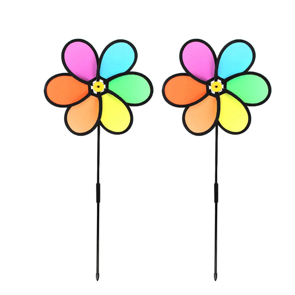 Hot! 1PC/2PCS Colorful Rainbow Flower Spinner Wind Windmill Home Garden Yard Patio Outdoor Decoration Kids Toy
Hot! 1PC/2PCS Colorful Rainbow Flower Spinner Wind Windmill Home Garden Yard Patio Outdoor Decoration Kids Toy