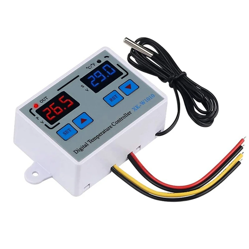 Digital LED Thermostat Digital Temperature Controller C/F For Incubator LED Relay 10A Heater XK-W1010
Digital LED Thermostat Digital Temperature Controller C/F For Incubator LED Relay 10A Heater XK-W1010