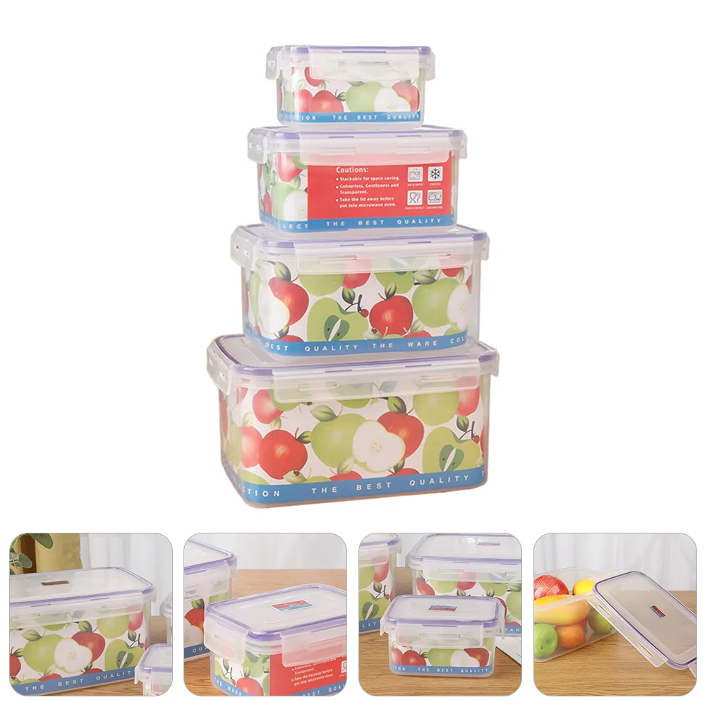 4pcs Storage Box Multipurpose Fresh Box Preservation Box Storage Box For Home Fridge Restaurant
4pcs Storage Box Multipurpose Fresh Box Preservation Box Storage Box For Home Fridge Restaurant