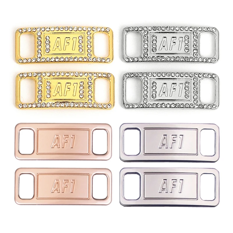 1 Pair Metal Shoelaces Buckle AF1 Shoe Decoration Suitable For All Shoes Sneakers Shoes Accessories Flat Shoelace Buckle
1 Pair Metal Shoelaces Buckle AF1 Shoe Decoration Suitable For All Shoes Sneakers Shoes Accessories Flat Shoelace Buckle