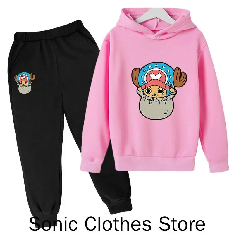 

New Anime One Piece Hoodies Kids Fashion Luffy Pullover Oversized Hoodie Sweats Kids Hip Hop Coat Boys Clothing Sudaderas