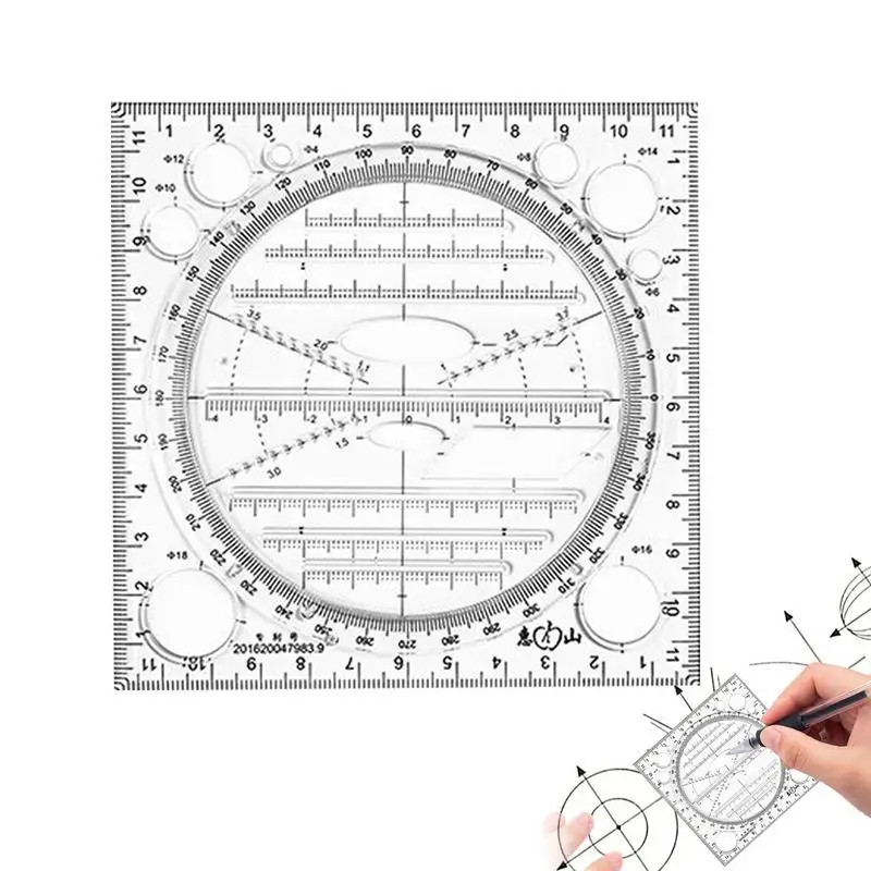 Circle Templates Measuring Ruler Multi-Function Measuring Rulers With Circle And Ellipse Patterns Clear Rulers Measuring
Circle Templates Measuring Ruler Multi-Function Measuring Rulers With Circle And Ellipse Patterns Clear Rulers Measuring