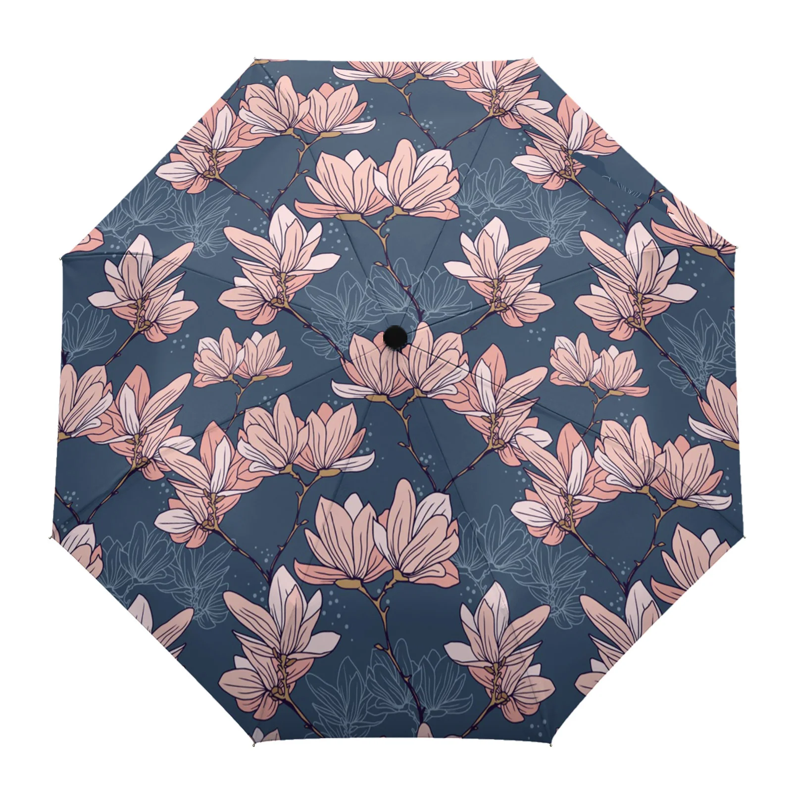 Magnolia Flower Japanese Style Plant Creative Umbrella Rain Women Automatic Three Folding Umbrellas Windproof Parasol Parapluie
Magnolia Flower Japanese Style Plant Creative Umbrella Rain Women Automatic Three Folding Umbrellas Windproof Parasol Parapluie