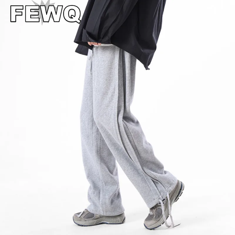 FEWQ Side Drawstring Men's Sweatpant Solid Color Casual Pants Vintage Male Trousers Wide Leg Y2k 2023 Spring Stylish New 24B1948
FEWQ Side Drawstring Men's Sweatpant Solid Color Casual Pants Vintage Male Trousers Wide Leg Y2k 2023 Spring Stylish New 24B1948