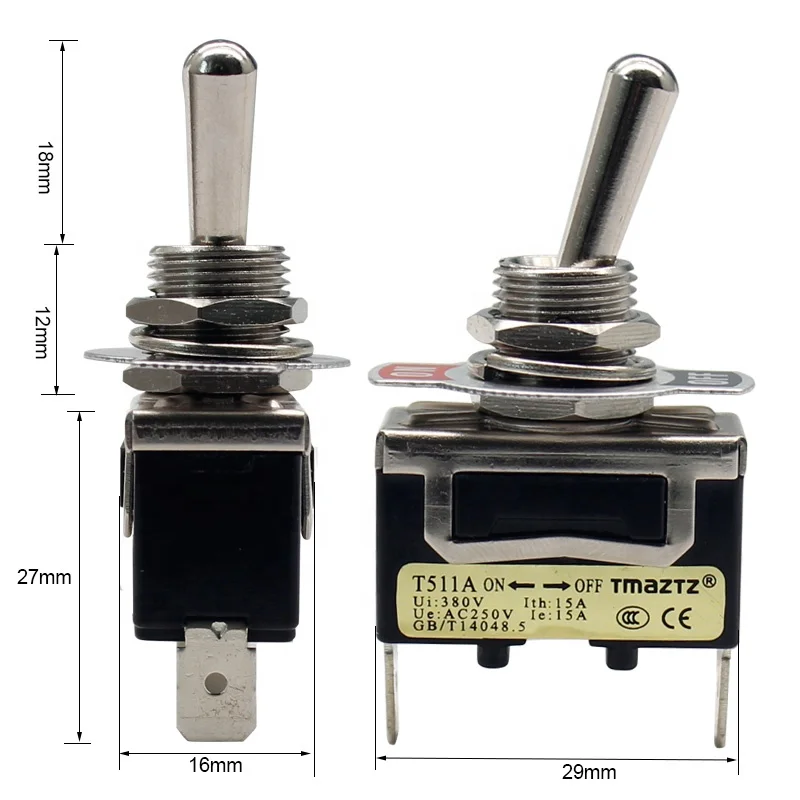 15A 250V 20A 125V SPST 2 Pin ON/Off Switch Metal Bat Waterproof Boot Cover Rocker Toggle Switch Car Accessories Tools Power Bank
15A 250V 20A 125V SPST 2 Pin ON/Off Switch Metal Bat Waterproof Boot Cover Rocker Toggle Switch Car Accessories Tools Power Bank