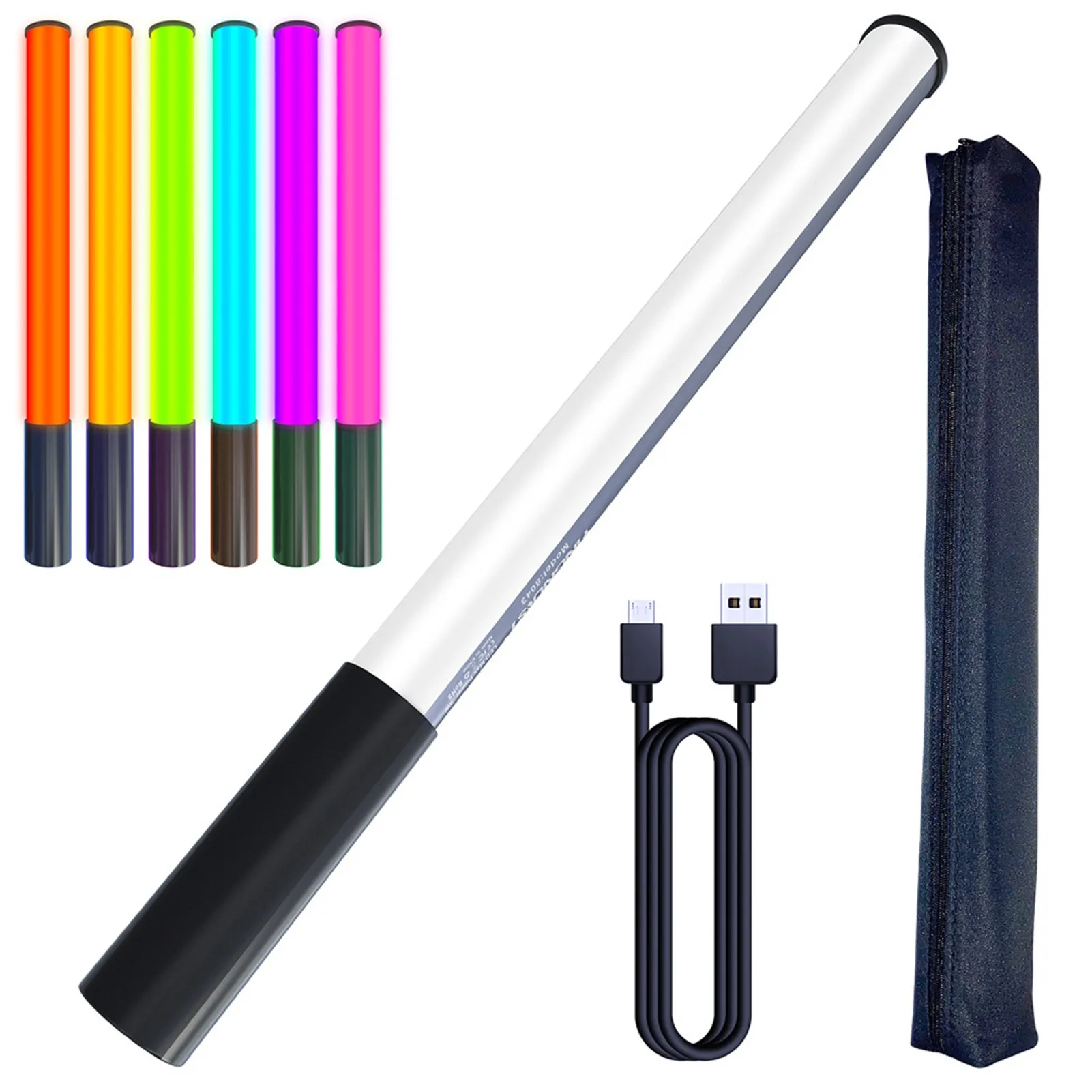 Handheld RGB LED Light Wand Stick 9W Photography Tube Light 2500K-9900K With Multiple Lighting Effects For Party Live Streaming
Handheld RGB LED Light Wand Stick 9W Photography Tube Light 2500K-9900K With Multiple Lighting Effects For Party Live Streaming