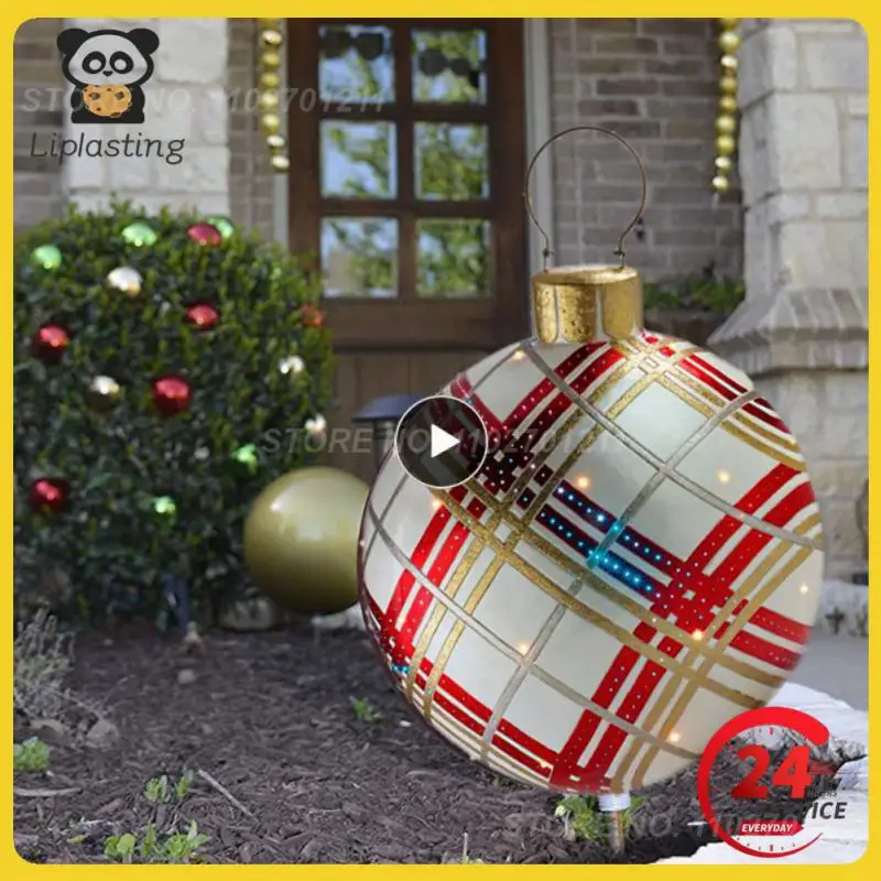 60CM Outdoor Christmas Inflatable Decorated Ball PVC Giant Big Ball Xmas Tree Decoration Christmas Outdoor Toy Ball For Home
60CM Outdoor Christmas Inflatable Decorated Ball PVC Giant Big Ball Xmas Tree Decoration Christmas Outdoor Toy Ball For Home