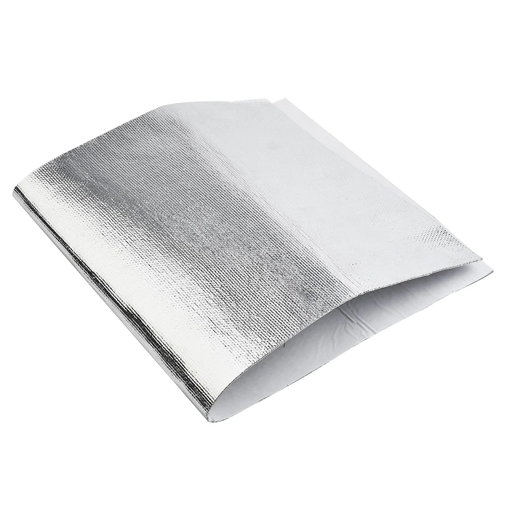 Thick Aluminum Fiber Car Fender Heat Sound Insulation Mats 800 Celsius Shielding Exhaust Bonnet Engine Film Wrap 25x50cm
Thick Aluminum Fiber Car Fender Heat Sound Insulation Mats 800 Celsius Shielding Exhaust Bonnet Engine Film Wrap 25x50cm