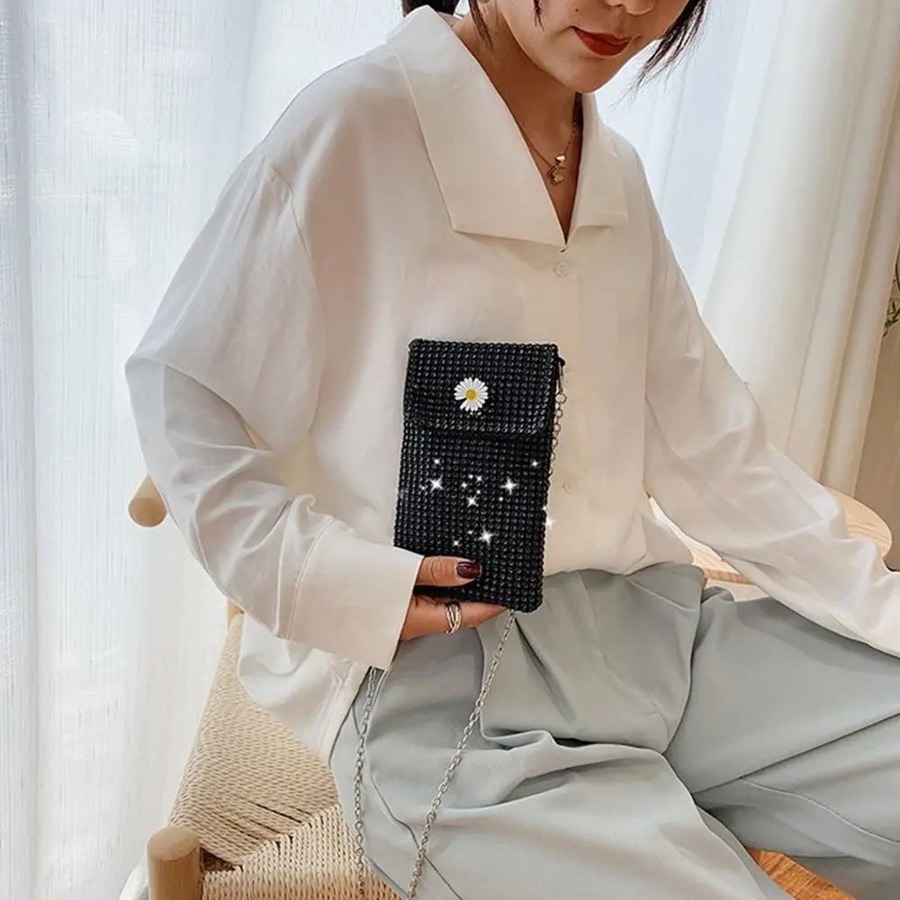 Женская сумка для телефона, сумка-мессенджер через плечо, трендовая однотонная женская сумка, Повседневная Женская мини-сумка на цепочке 
Женская сумка для телефона, сумка-мессенджер через плечо, трендовая однотонная женская сумка, Повседневная Женская мини-сумка на цепочке