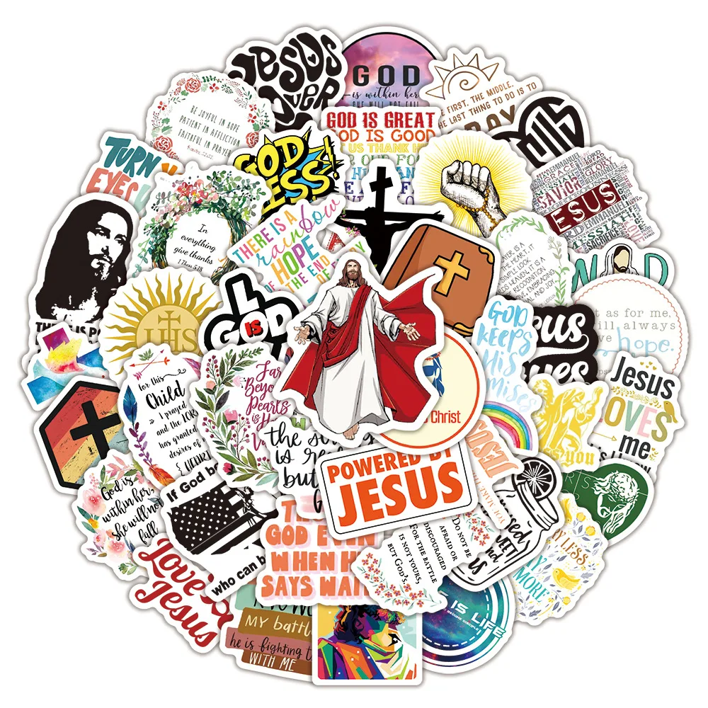 50 PCS Jesus Christianity Prayer Phrases Sticker for Car Styling Bike Skateboard Laptop Travel Luggage Cool Funny JDM Decal
50 PCS Jesus Christianity Prayer Phrases Sticker for Car Styling Bike Skateboard Laptop Travel Luggage Cool Funny JDM Decal