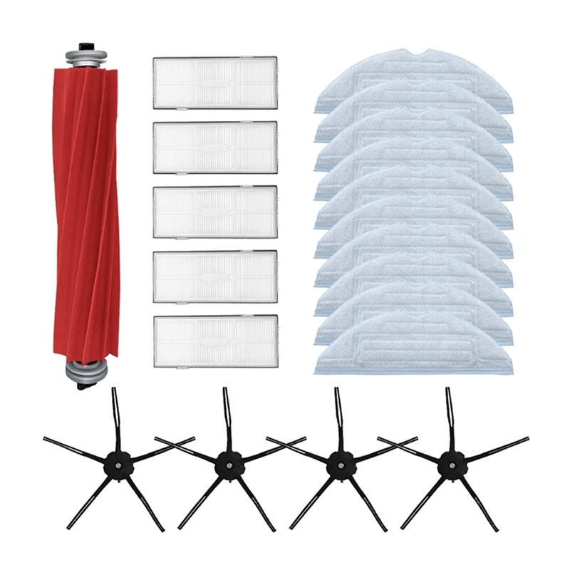 Сменные детали для пылесоса Xiaomi Roborock S7 T7S Plus, фильтр НЕРА, круглая щетка, боковая щетка, тряпка
Сменные детали для пылесоса Xiaomi Roborock S7 T7S Plus, фильтр НЕРА, круглая щетка, боковая щетка, тряпка