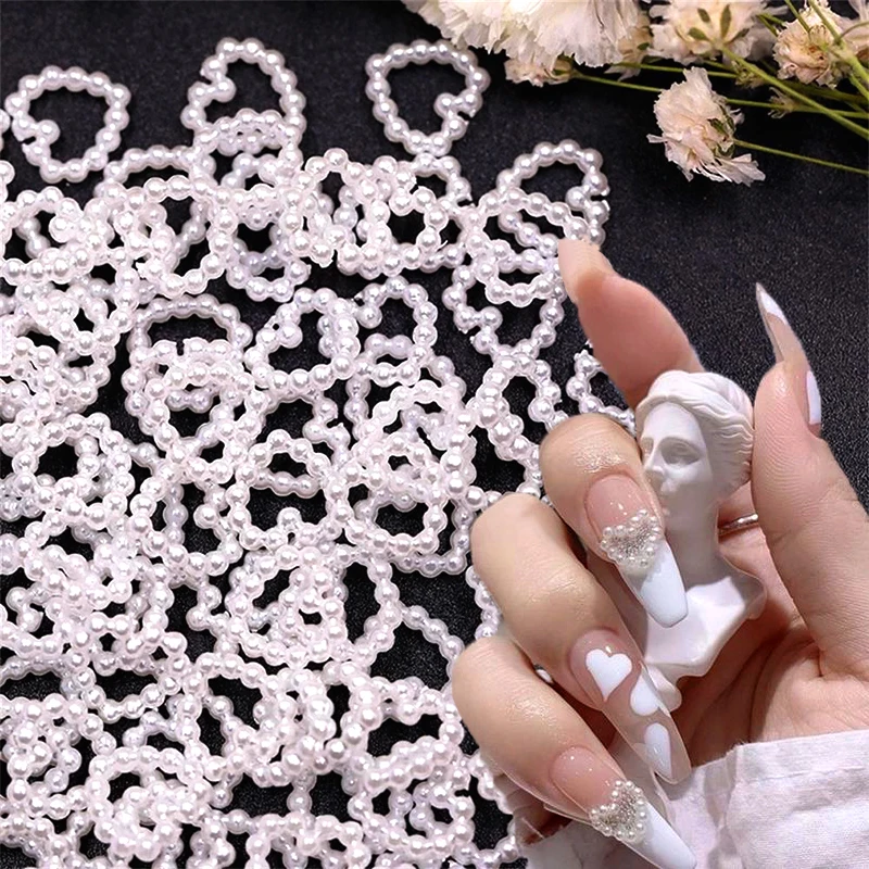 120pcs/100pcs Hollow Heart Pearl Nail Charms Colorful Resin Hearts Nail Gems Rhinestone for Nails Accessories Nail Art Jewelry
120pcs/100pcs Hollow Heart Pearl Nail Charms Colorful Resin Hearts Nail Gems Rhinestone for Nails Accessories Nail Art Jewelry