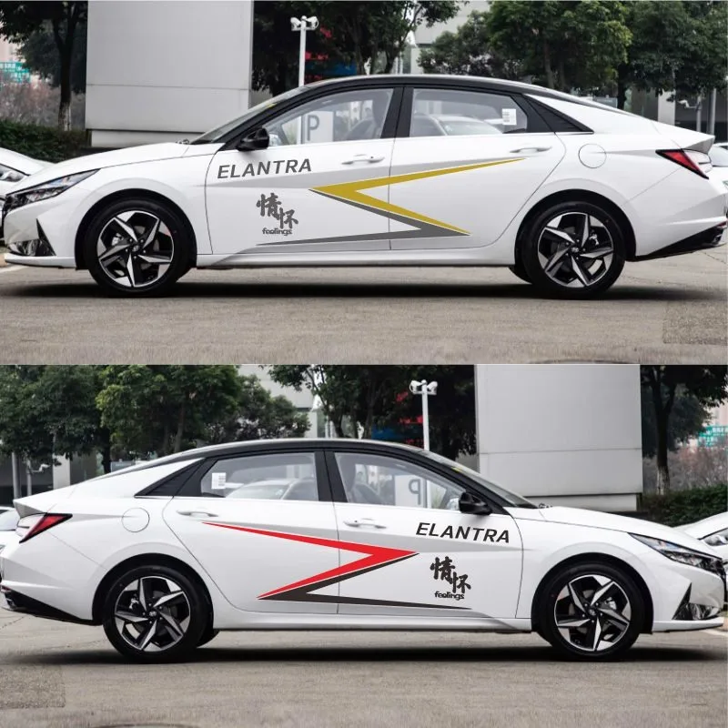 Автомобильные наклейки для Hyundai Elantra 2015-2022, модификация внешнего вида, пользовательские спортивные наклейки, аксессуары
Автомобильные наклейки для Hyundai Elantra 2015-2022, модификация внешнего вида, пользовательские спортивные наклейки, аксессуары
