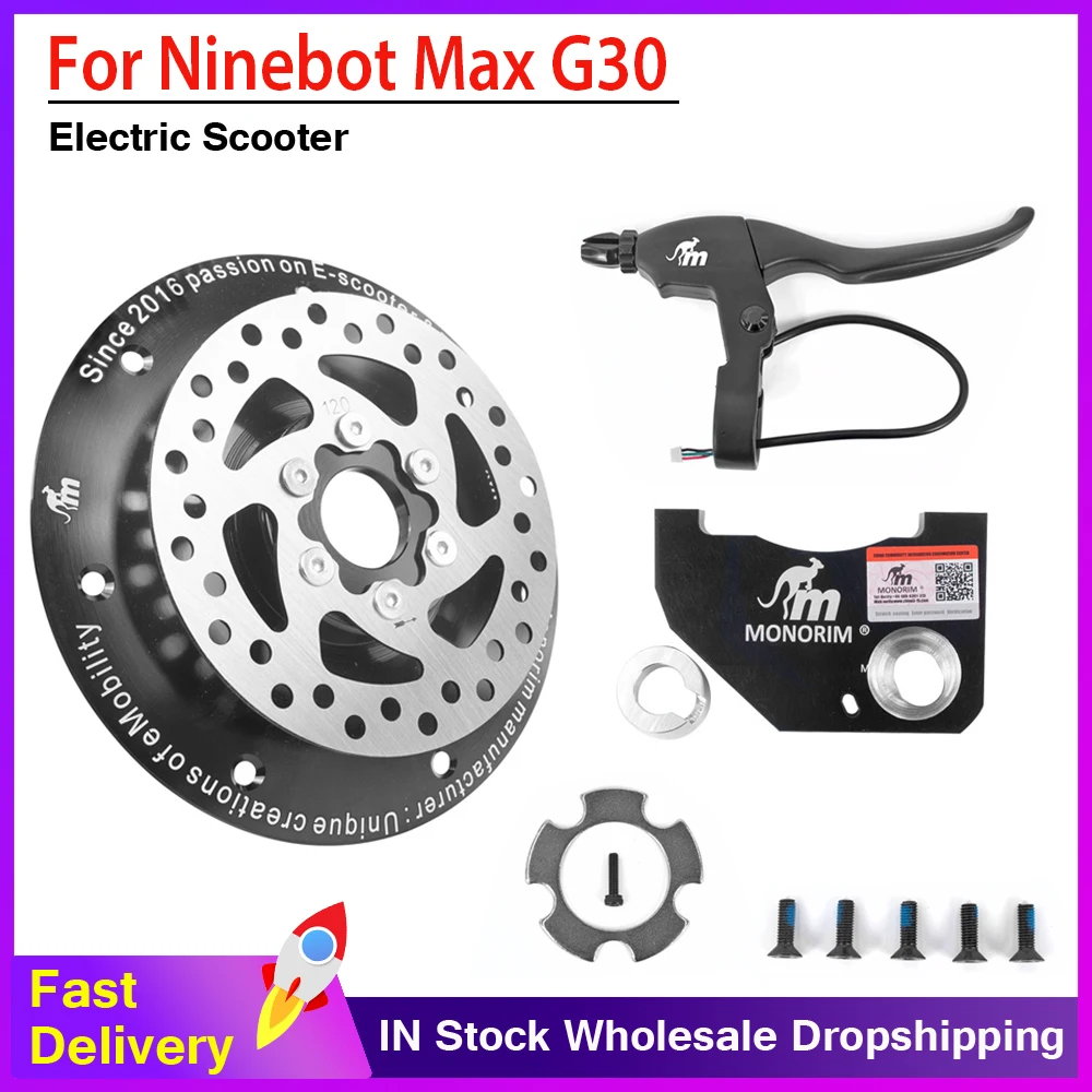 Monorim MD MAX Upgraded Disc Brake 120mm Motor Deck Brake Brakes for Segway Ninebot Max G30 Electric Scooter Motor Parts
Monorim MD MAX Upgraded Disc Brake 120mm Motor Deck Brake Brakes for Segway Ninebot Max G30 Electric Scooter Motor Parts