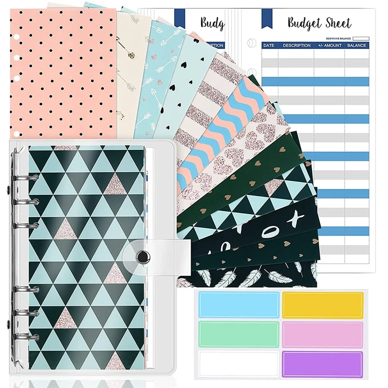Cash Envelopes For Budgeting, With Cash Envelopes, A6 Binder For Money Saving Envelopes Organizer, Clear PVC Binder
Cash Envelopes For Budgeting, With Cash Envelopes, A6 Binder For Money Saving Envelopes Organizer, Clear PVC Binder