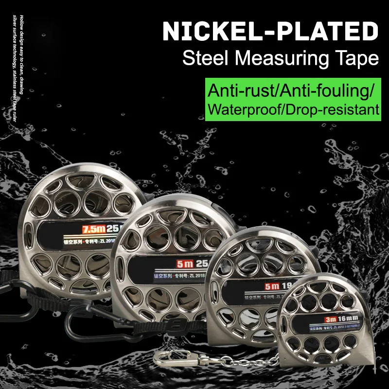 Metric Hollow Ruler Retractable Stainless Measure Gadgets Woodworking Anti-corrosion Metric Design Steel Tape Measuring 
Metric Hollow Ruler Retractable Stainless Measure Gadgets Woodworking Anti-corrosion Metric Design Steel Tape Measuring