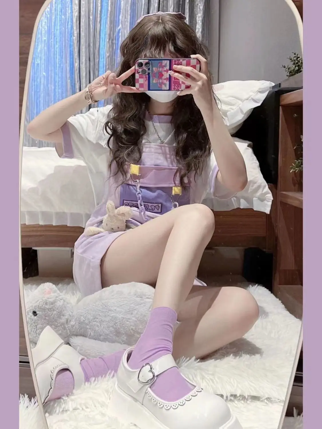 Комплект из двух предметов Sanrio Kuromi, летний студенческий комбинезон, комбинезоны, брюки для девочек, милые Мультяшные кукольные цепочки, ком...
Комплект из двух предметов Sanrio Kuromi, летний студенческий комбинезон, комбинезоны, брюки для девочек, милые Мультяшные кукольные цепочки, ком...