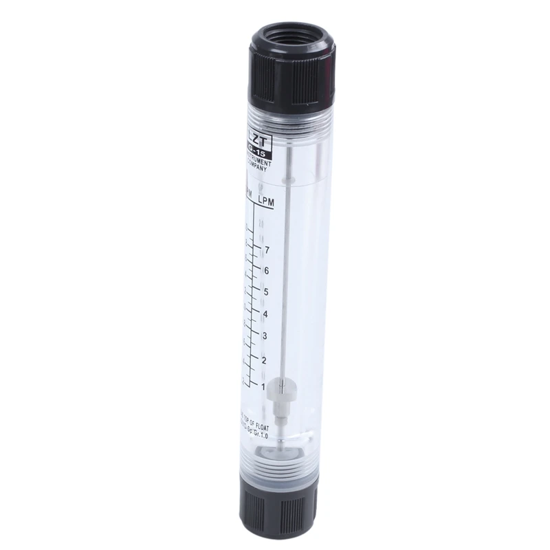 1/2" Female Thread 0.2-2.0 GPM 1-7 LPM Water Liquid Inline Flowmeter Rotameter LZT
1/2" Female Thread 0.2-2.0 GPM 1-7 LPM Water Liquid Inline Flowmeter Rotameter LZT