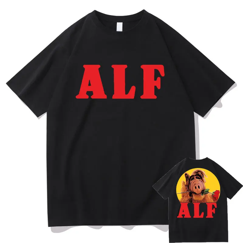 Funny Alf Gordon Shumway T Shirt Tv Comedy Sitcom Cat Double Sided Print T-shirt Short Sleeve Men Women Casual Loose Tshirt Tops
Funny Alf Gordon Shumway T Shirt Tv Comedy Sitcom Cat Double Sided Print T-shirt Short Sleeve Men Women Casual Loose Tshirt Tops