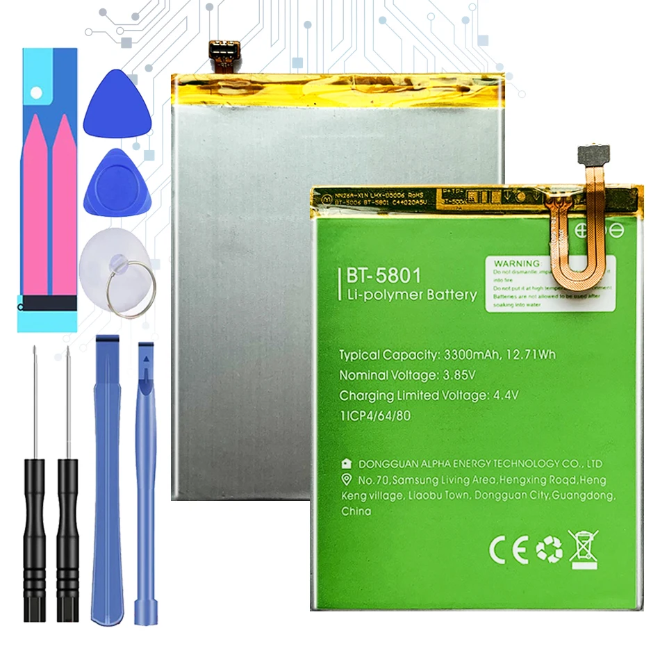 New 3300mAh BT-5801 Replacement Battery For Leagoo S9 BT 5801 Smart Mobile Phone Batteries
New 3300mAh BT-5801 Replacement Battery For Leagoo S9 BT 5801 Smart Mobile Phone Batteries