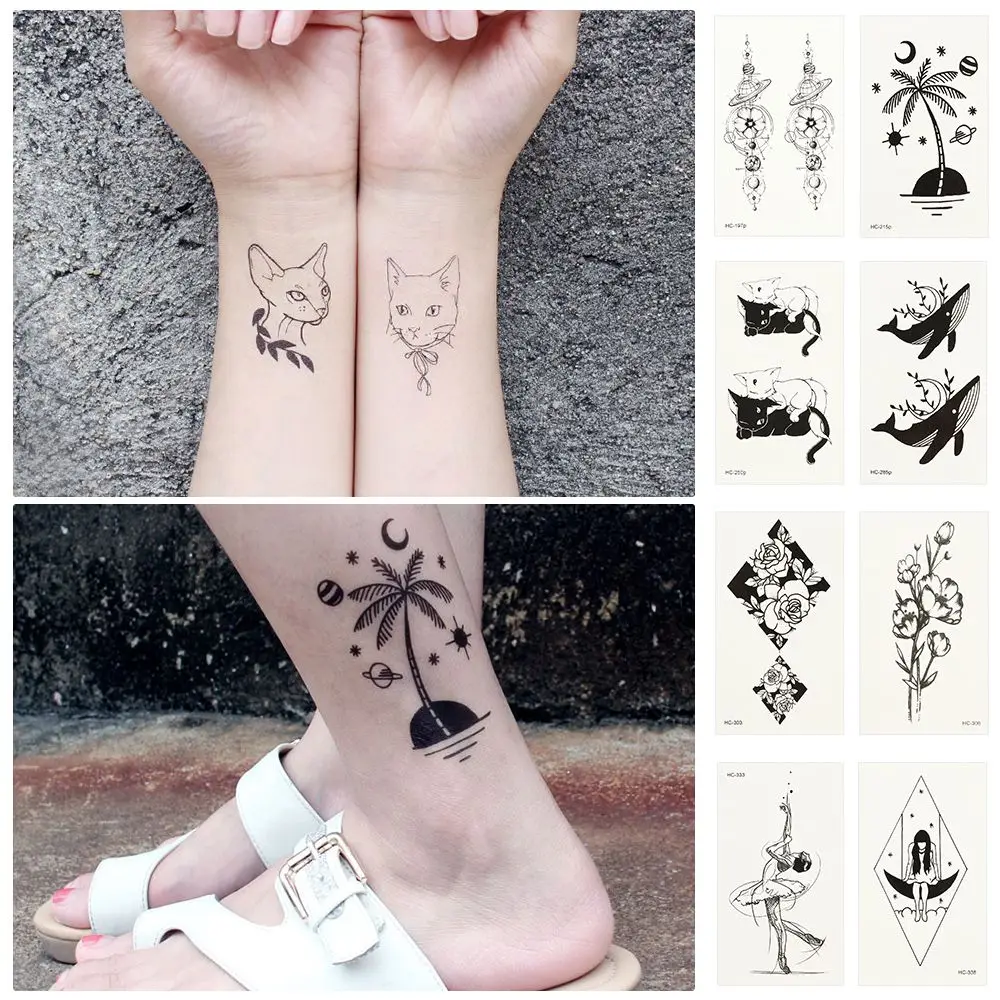 Women Easy To Use Fake Tattoo Sticker Beauty Tattoo Body Art Temporary Tattoos Black And White
Women Easy To Use Fake Tattoo Sticker Beauty Tattoo Body Art Temporary Tattoos Black And White