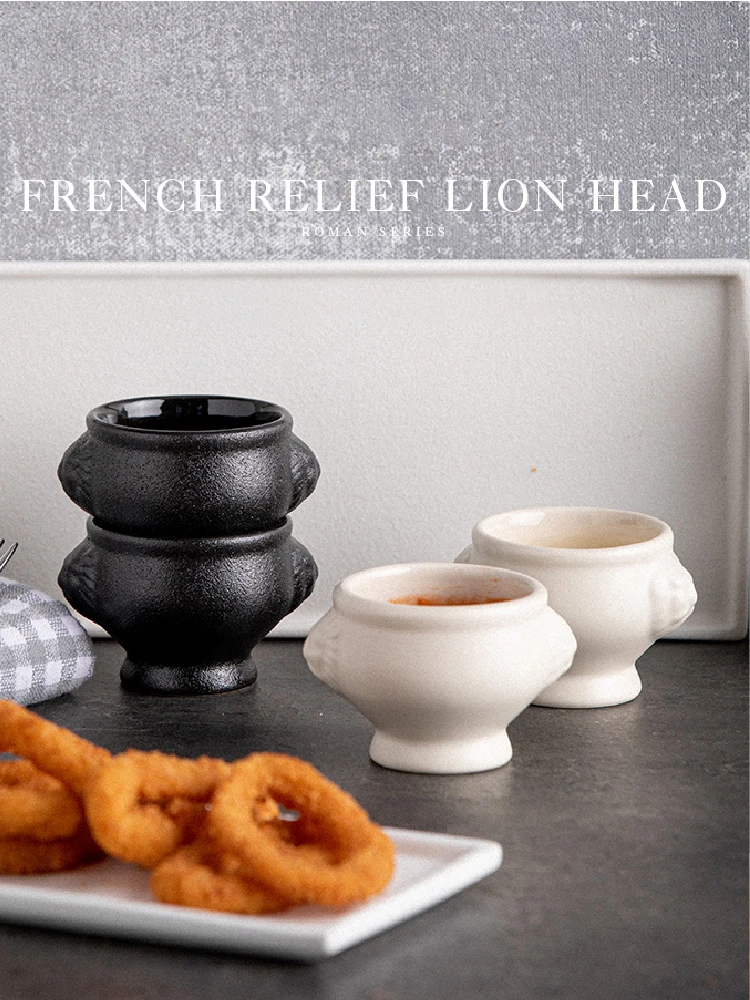 French Lion Head Cup Single Small Stewing Cup Ceramic Soup Cup Flower Gum Tremella Stewing Cup Creative Dessert Bowl
French Lion Head Cup Single Small Stewing Cup Ceramic Soup Cup Flower Gum Tremella Stewing Cup Creative Dessert Bowl