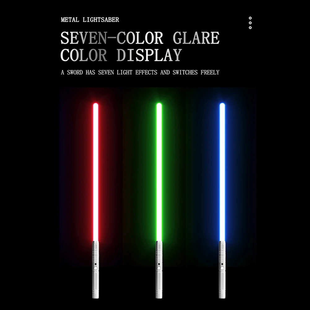 Световой меч RGB с металлической ручкой, 7-цветный светодиодный меч для дуэли FX со звуковым эффектом, зарядка через USB, подарок
Световой меч RGB с металлической ручкой, 7-цветный светодиодный меч для дуэли FX со звуковым эффектом, зарядка через USB, подарок