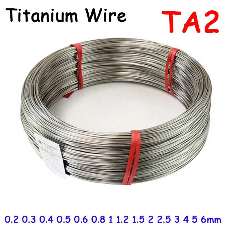 TA2 High Purity Titanium Wire Ti Welding Wire Hanging Tool Wire 0.2 0.3 0.4 0.5 0.6 0.8 1 1.2 1.5 2 2.5 3 4 5 6mm
TA2 High Purity Titanium Wire Ti Welding Wire Hanging Tool Wire 0.2 0.3 0.4 0.5 0.6 0.8 1 1.2 1.5 2 2.5 3 4 5 6mm