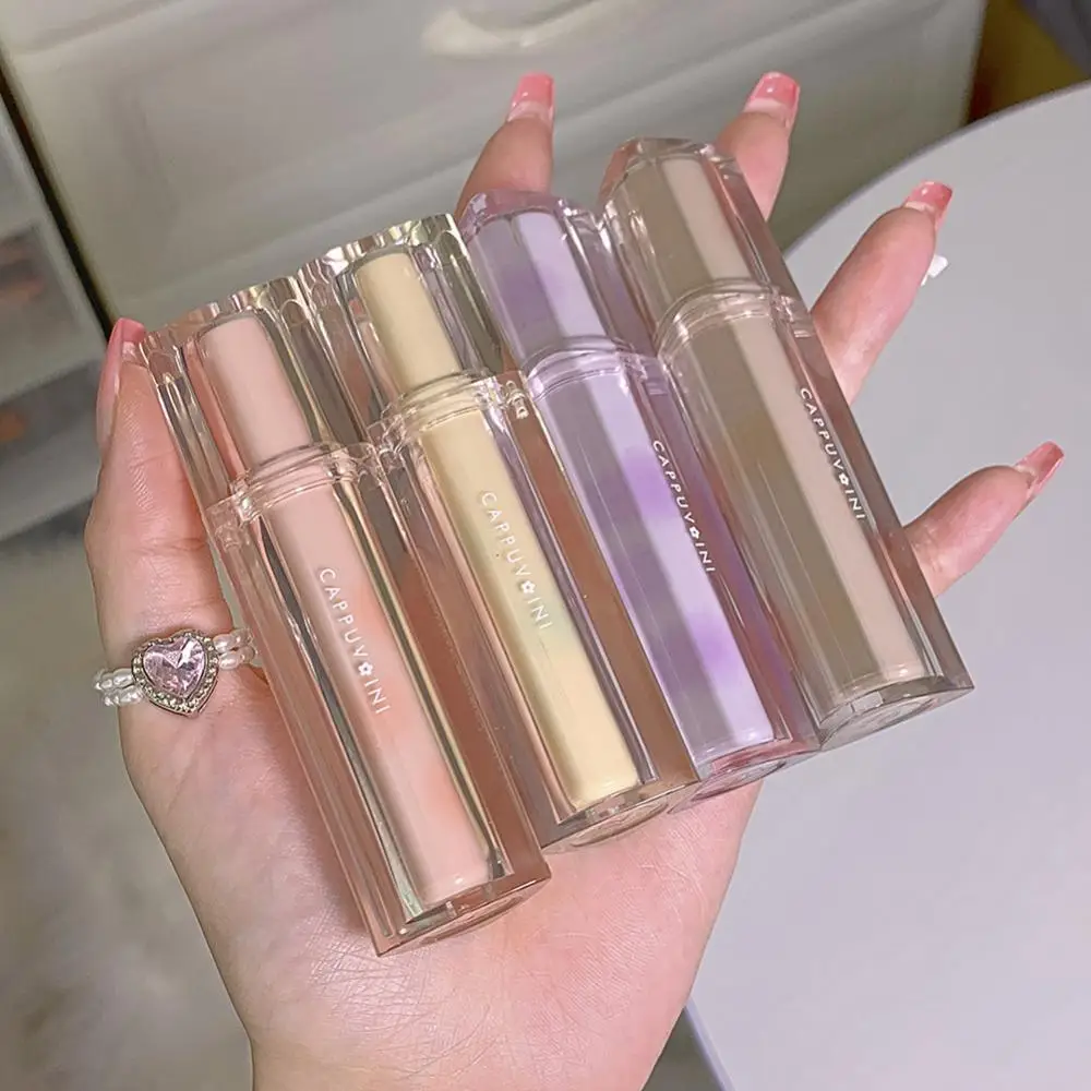 Зеркальный блеск для губ Cappuvini со вкусом чая водостойкий водяной стеклянная