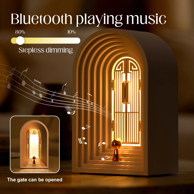 Bluetooth Speaker LED Bedroom lamp Night Light Atmospheric Lights touch dimming table lamp bedside charged lamps art deco Gift c
Bluetooth Speaker LED Bedroom lamp Night Light Atmospheric Lights touch dimming table lamp bedside charged lamps art deco Gift c