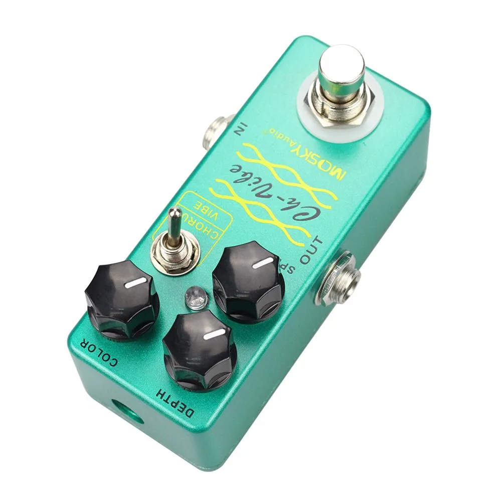 Винтажный хор Mosky Vibrato Tremolo, металлический винтажный эффект Vibe, фотопедаль, настоящий байпас
Винтажный хор Mosky Vibrato Tremolo, металлический винтажный эффект Vibe, фотопедаль, настоящий байпас
