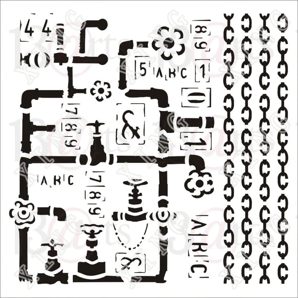 Pipes and Chain 2022 New Arrival Diy Drawing Template Painting Scrapbooking Paper Card Embossing Album Decorative Craft
Pipes and Chain 2022 New Arrival Diy Drawing Template Painting Scrapbooking Paper Card Embossing Album Decorative Craft