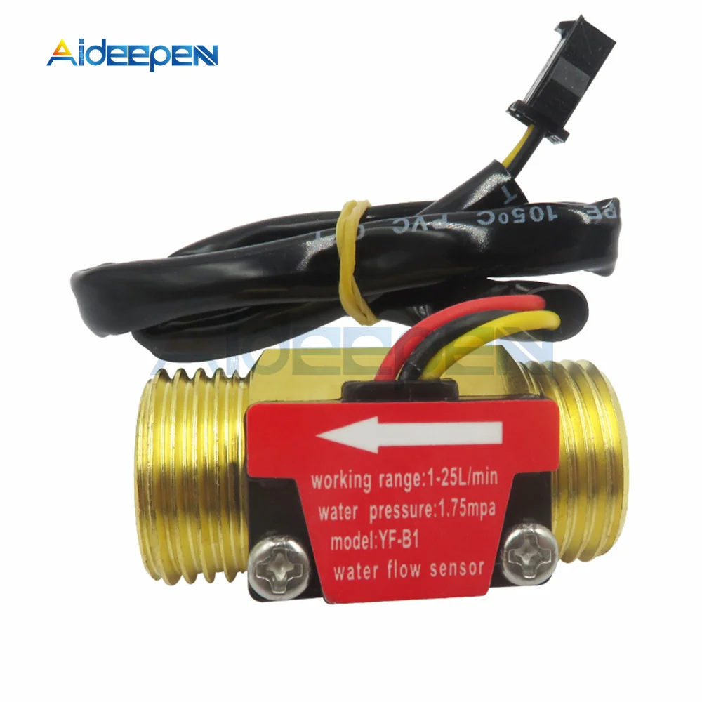 Датчик расхода воды Aideepen YF-B1
Датчик расхода воды Aideepen YF-B1
