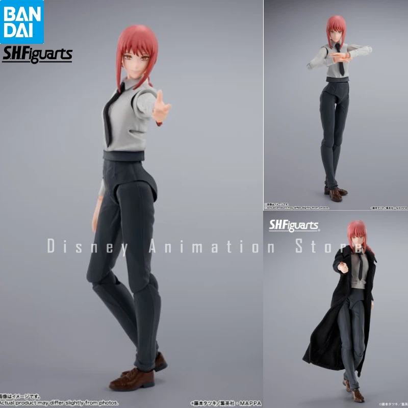 Женская 100% оригинальная Bandai S.H. Фигурс SHF цепная пила фигурка макима аниме модель