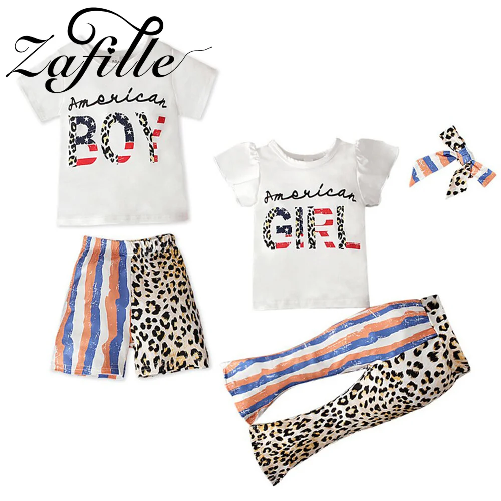 ZAFILLE 4th Of July Baby Outfits Set Letter Printed Top+Patchwork Pants Summer Kids Boys Girls Clothing Festival Toddler Costume
ZAFILLE 4th Of July Baby Outfits Set Letter Printed Top+Patchwork Pants Summer Kids Boys Girls Clothing Festival Toddler Costume