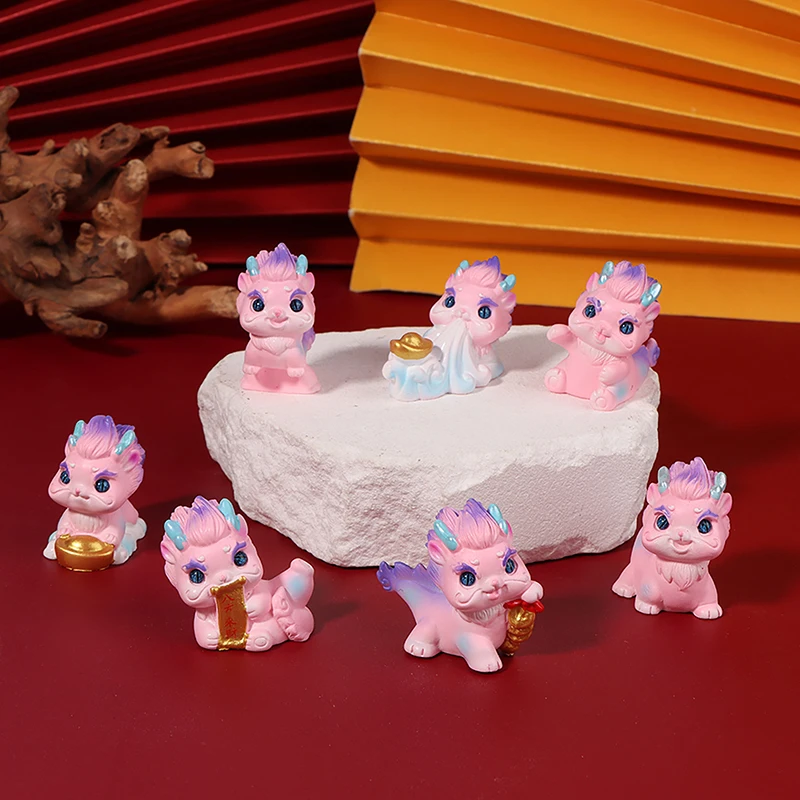 1Pc 2024 Chinese New Year Cute Cartoon Dragon Figurines Micro Landscape Ornaments For Home Decorations Room Decor Gifts
1Pc 2024 Chinese New Year Cute Cartoon Dragon Figurines Micro Landscape Ornaments For Home Decorations Room Decor Gifts
