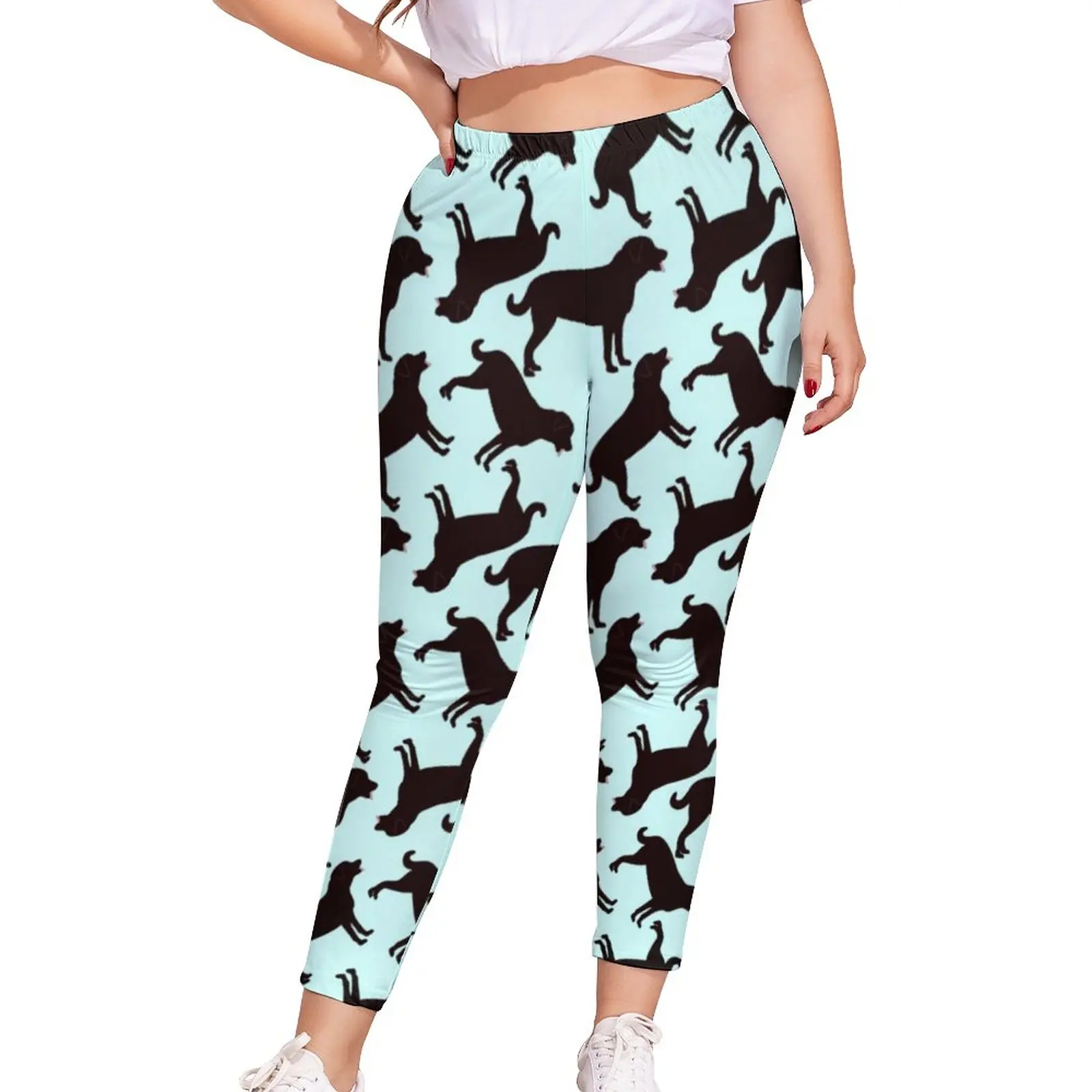 Женские легинсы с забавным рисунком, черные легинсы с высокой талией и принтом животных, летние спортивные штаны большого размера 4XL 5XL
Женские легинсы с забавным рисунком, черные легинсы с высокой талией и принтом животных, летние спортивные штаны большого размера 4XL 5XL