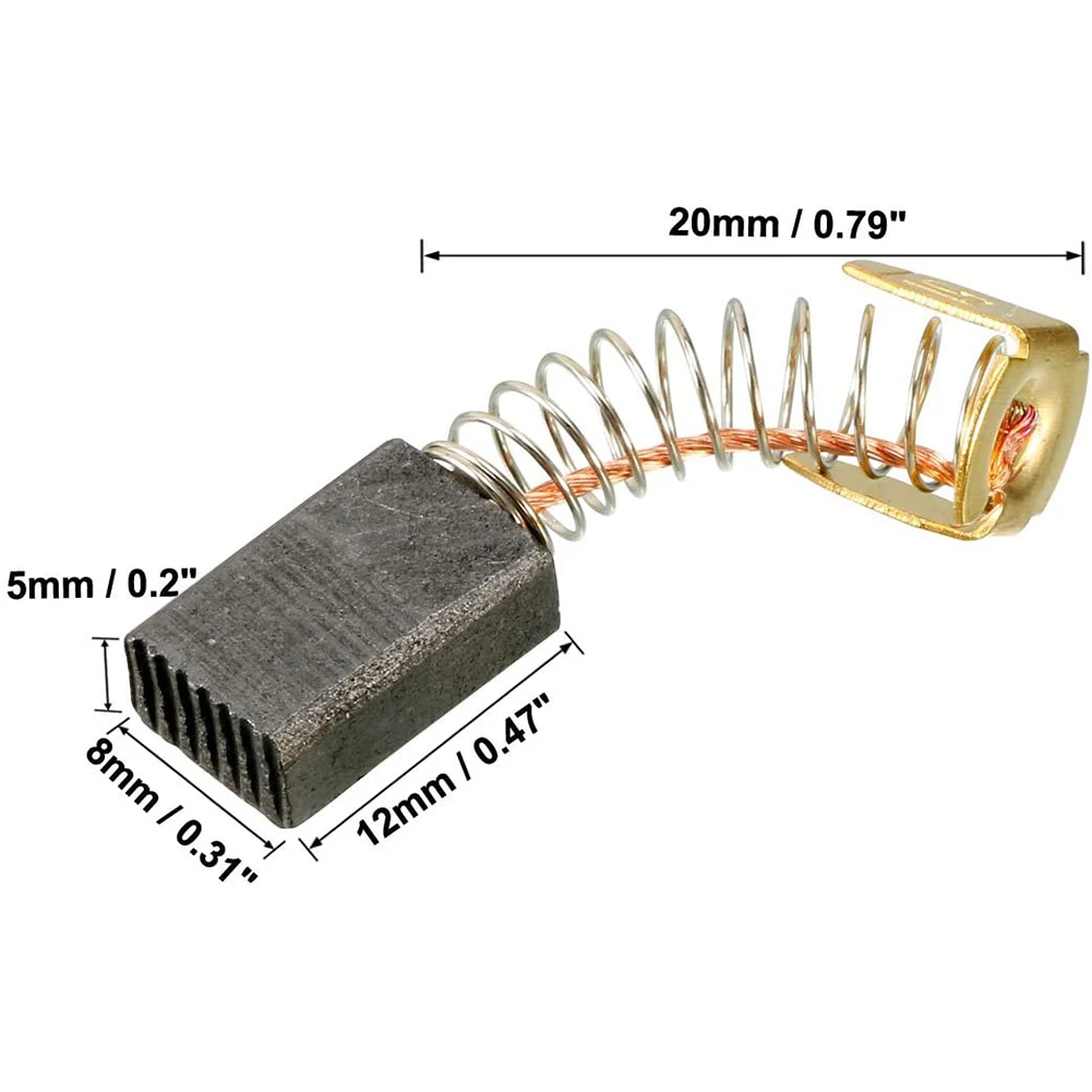 2PCS Carbon Brushes Kit For Motor Angle Grinder 0.59" X 0.31" X 0.2" Motor Carbon Brushes 45mm Length Power Tool Parts
2PCS Carbon Brushes Kit For Motor Angle Grinder 0.59" X 0.31" X 0.2" Motor Carbon Brushes 45mm Length Power Tool Parts