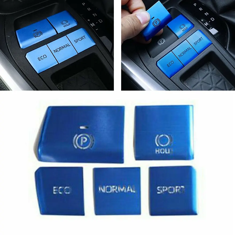 Button Decoration Cover For Toyota For RAV4 19-2022 5X Aluminum Blue Gear Shift Box Panel Sticker Trim Auto Interior Accessories
Button Decoration Cover For Toyota For RAV4 19-2022 5X Aluminum Blue Gear Shift Box Panel Sticker Trim Auto Interior Accessories