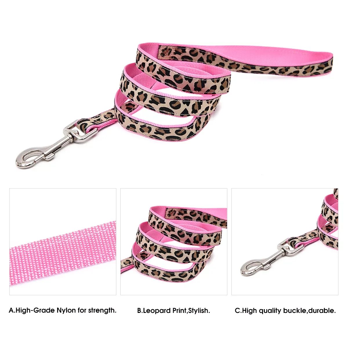 jmtLeopard Collar Leashes Harness Set Pet Leash Dog Adjustable Safety Walking Outing Rope Puppy
jmtLeopard Collar Leashes Harness Set Pet Leash Dog Adjustable Safety Walking Outing Rope Puppy
