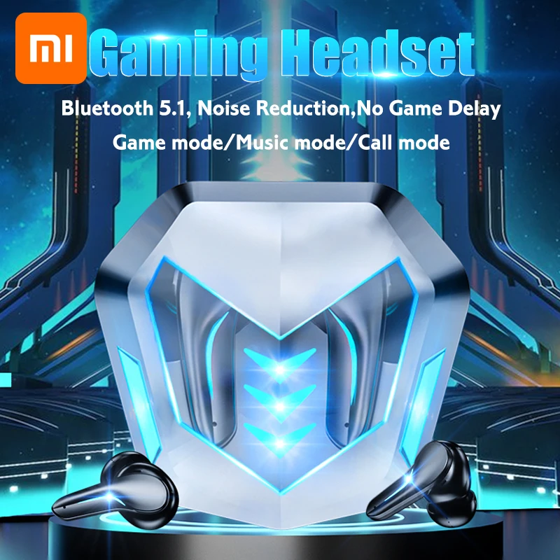 Игровые наушники Xiaomi TWS, новые беспроводные bluetooth наушники с шумоподавлением и сенсорным управлением, водонепроницаемые наушники с низкой з... 
Игровые наушники Xiaomi TWS, новые беспроводные bluetooth наушники с шумоподавлением и сенсорным управлением, водонепроницаемые наушники с низкой з...